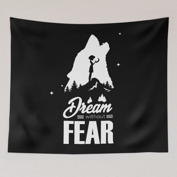 Item preview, Dream without fear | Black | Swiss Creation designed and sold by swisscreation.