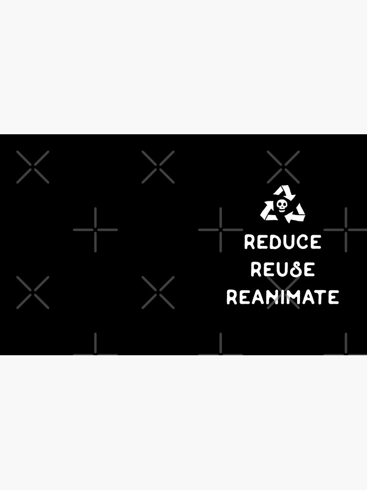 Reduce Reuse Reanimate, Necromancer Coffee Mug, Roleplaying Mug, Dnd Mug 