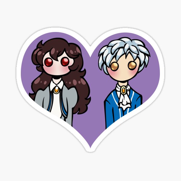 Rue and Mytho - shipping dolls Sticker