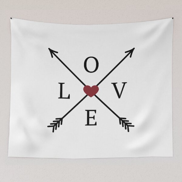 Item preview,  Valentines day heart arrow gift love couple cross designed and sold by Franja2.