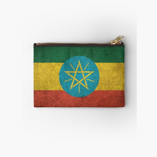 Item preview, Old and Worn Distressed Vintage Flag of Ethiopia designed and sold by JeffBartels.