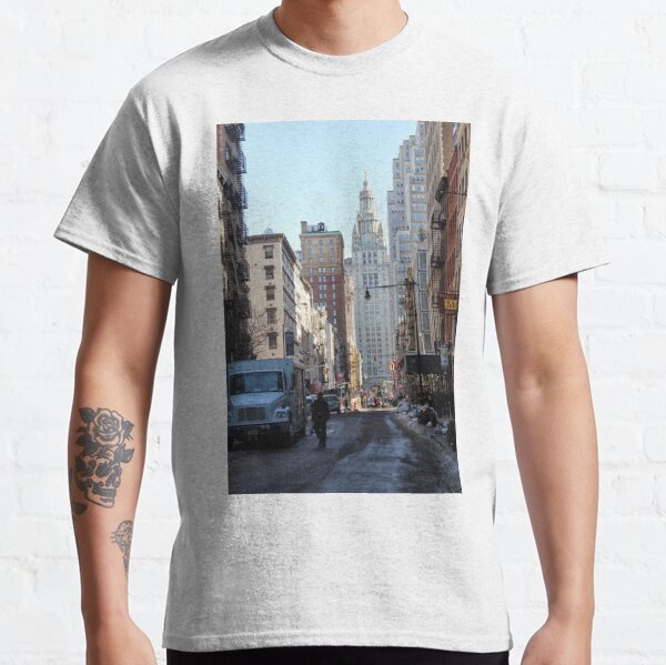 #skyscraper, #sky, #cityscape, #city, #street, #road, #architecture, #travel, #NewYorkCity, #Manhattan, #DownTown, #NYC Classic T-Shirt