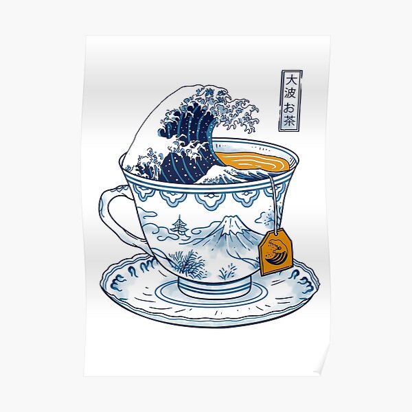 The Great Kanagawa Tea Poster