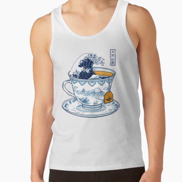 The Great Kanagawa Tea Tank Top