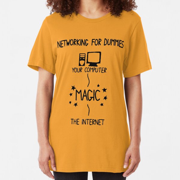 Networking For Dummies Slim Fit T-Shirt