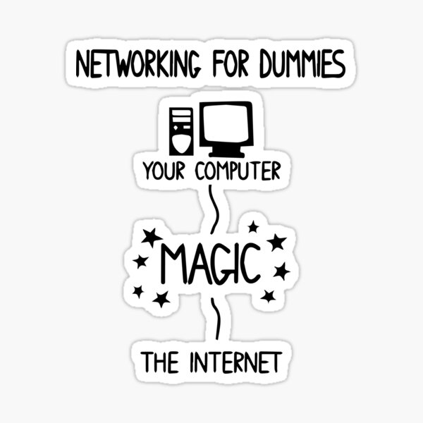 Networking For Dummies Sticker