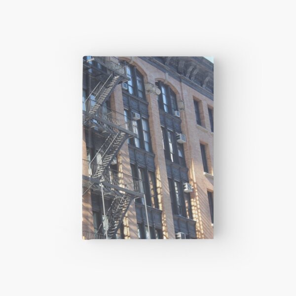 #Apartment, #Building #function, #architecture, #window, #house, #city, #apartment, #street, #outdoors, #facade, #balcony, #NewYorkCity, #NYC, #Manhattan, #DownTown Hardcover Journal