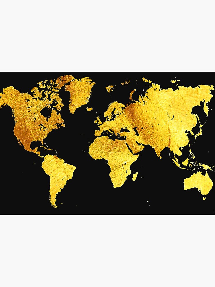 Gold 2024 world map