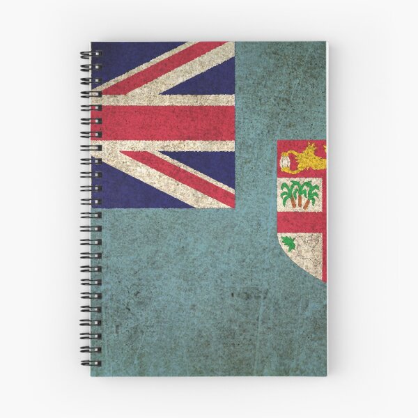 Item preview, Old and Worn Distressed Vintage Flag of Fiji designed and sold by JeffBartels.
