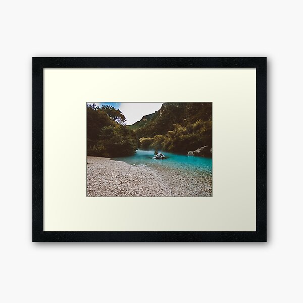 Acheron River Springs, Preveza, Greece Framed Art Print