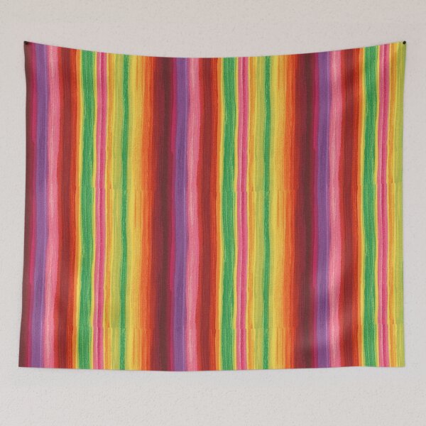 Item preview, All-Over Abstract Rainbow Line Print designed and sold by SerpentSkyArts.