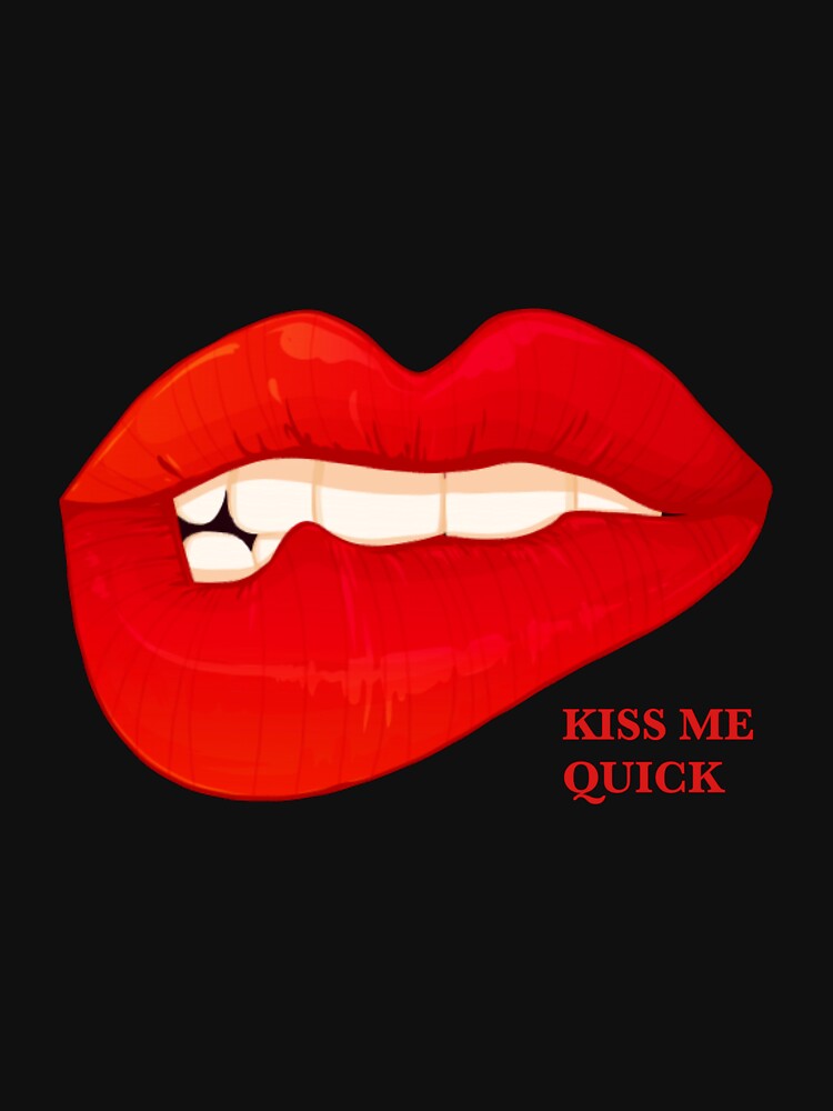 "Kiss Me Quick " Tshirt for Sale by kevsphotos2008 Redbubble love