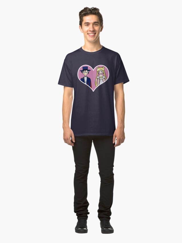 Alternate view of Mamoru and Usagi - shipping dolls Classic T-Shirt