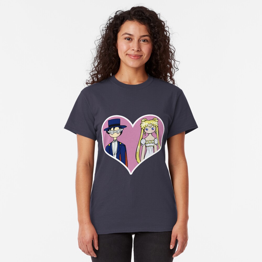 Mamoru and Usagi - shipping dolls Classic T-Shirt