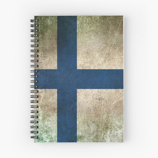 Item preview, Old and Worn Distressed Vintage Flag of Finland designed and sold by JeffBartels.