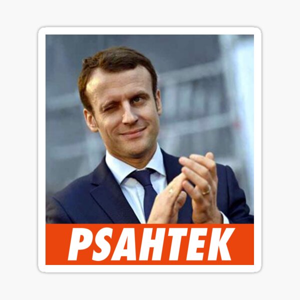 Psahtek Macron Sticker