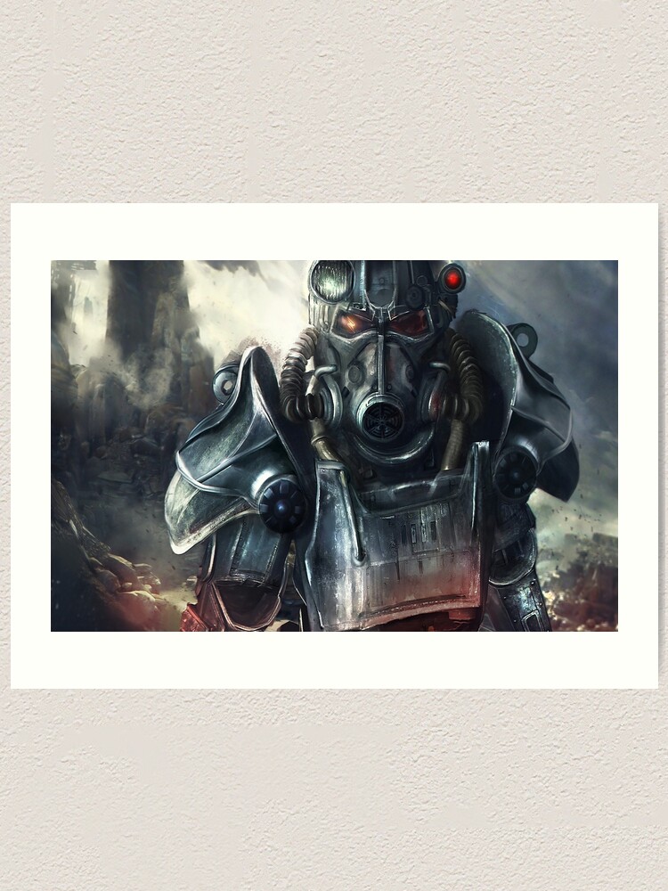 Fallout 3 Enclave Battle Power Armor Gaming  Poster for Sale by  ScriblrCrearTs