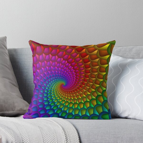 Item preview, Rainbow Fractal Spiral  designed and sold by Kitty Bitty.