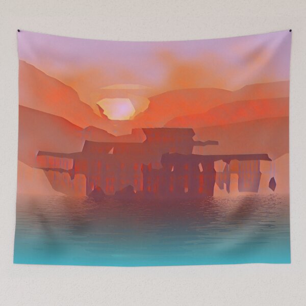 Item preview, Brighton Pier Sunset Red. designed and sold by Bo Jones.