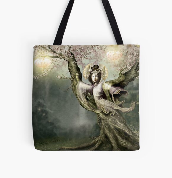 Vista previa del artículo con la obra «Sakura Mythic Dryad», diseñado y vendido por Susan Schroder Arts.