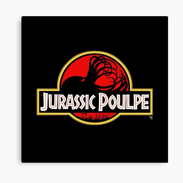Jurassic Poulpe Impression sur toile