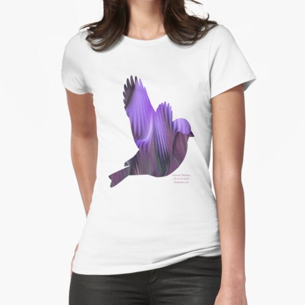 Purple Martin? Fitted T-Shirt
