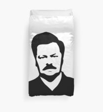Ron Swanson - Parks and Recreation Duvet Cover