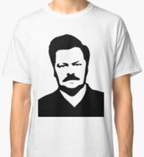 Ron Swanson - Parks and Recreation Classic T-Shirt