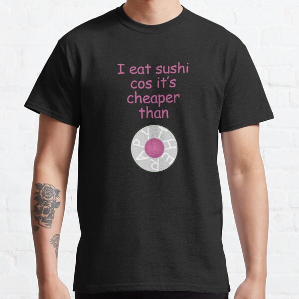 Japanese Food, Gift for Sushi Lover, Gift for Best Friend, Funny Slogan  Mounted Print for Sale by famington