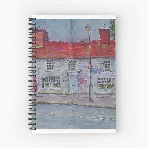 Item preview, Watercolor Sketch - The Swan Cottages. Linton, Cambridgeshire, UK designed and sold by Igor Pozdnyakov.