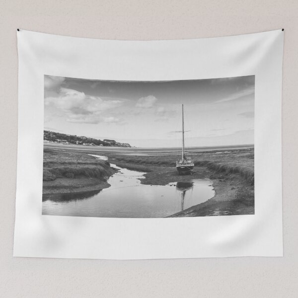 Item preview, Boat by the Water in Red Wharf Bay designed and sold by Blessedwalnut.