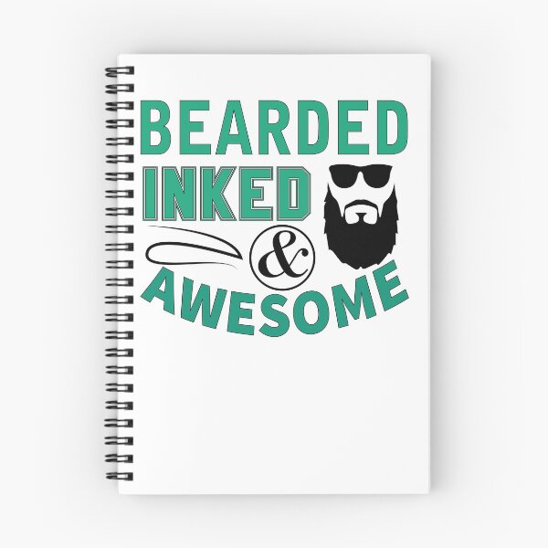 Item preview, Bearded Inked and Awesome designed and sold by ThatMerchStore.