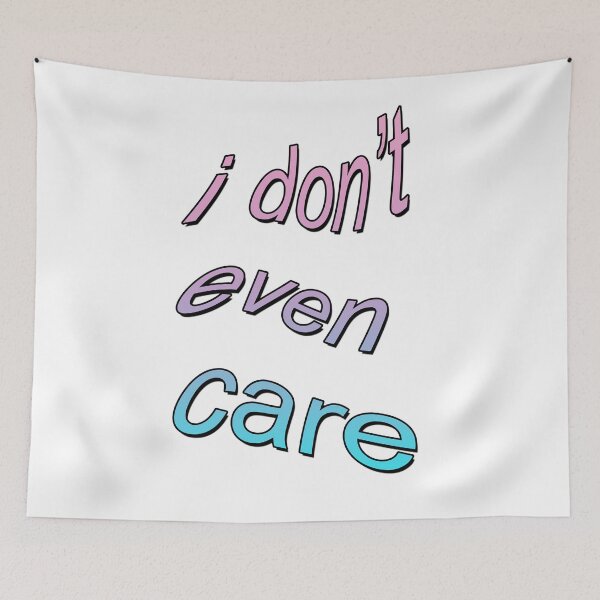 Item preview, Aesthetic - I don't even care designed and sold by Pizzarous.