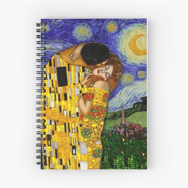 Item preview, the kiss under the starry night designed and sold by FandomizedRose.