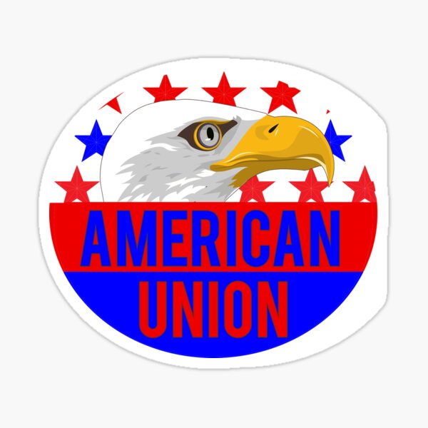 American union sticker Sticker