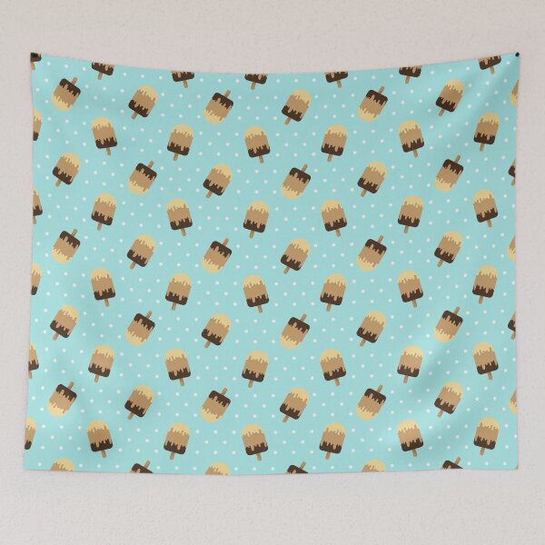 Item preview, Ice Cream and dots pattern designed and sold by ev1lcat.