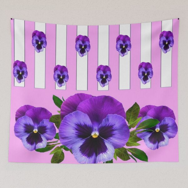 Item preview, ABSTRACT PINK & PURPLE PANSY FLOWERS   designed and sold by sharlesart.