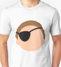 Camiseta unisex Morty malvada - minimalista