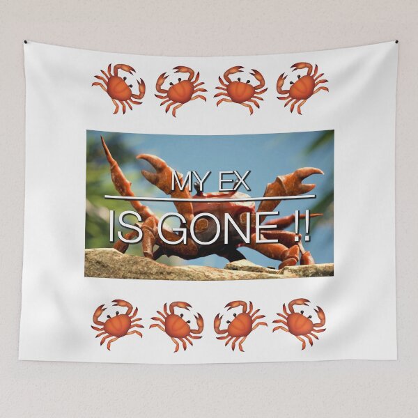 Item preview, Crab Rave Valentines Card designed and sold by lewbarberdesign.