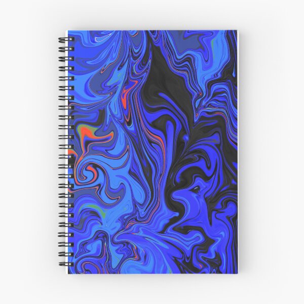 Item preview, Opal abstract swirls - blue designed and sold by nonny.