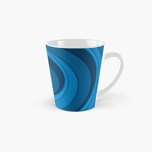 Nested Dots - Blue Tall Mug