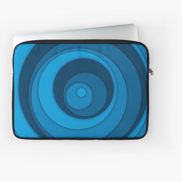Nested Dots - Blue Laptop Sleeve