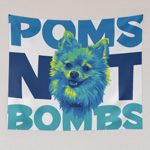 Item preview, Poms Not Bombs designed and sold by polliadesign.