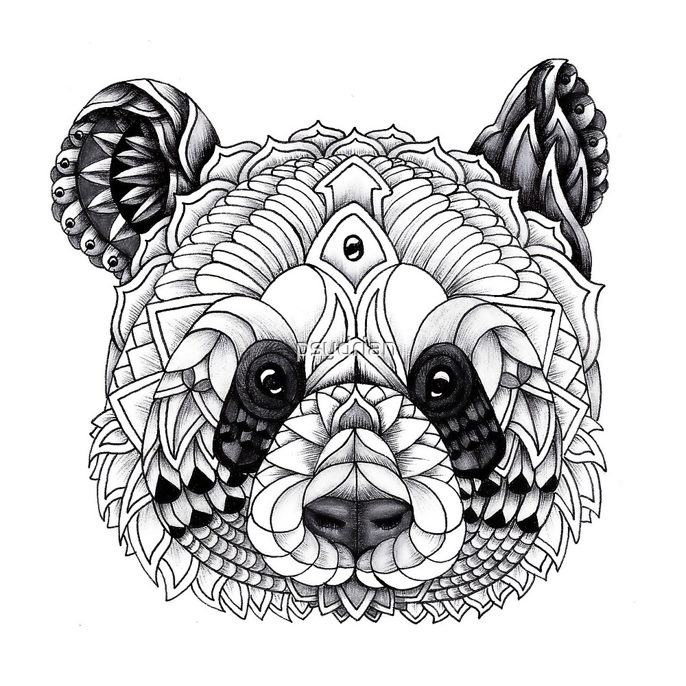 Download "Panda" by psydrian | Redbubble