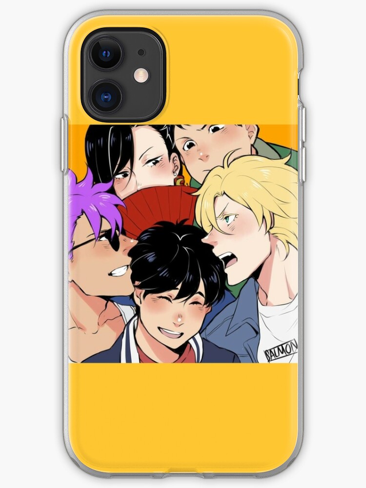 Banana Fish Friends Iphone Case Cover By Mykaandsalmon Redbubble