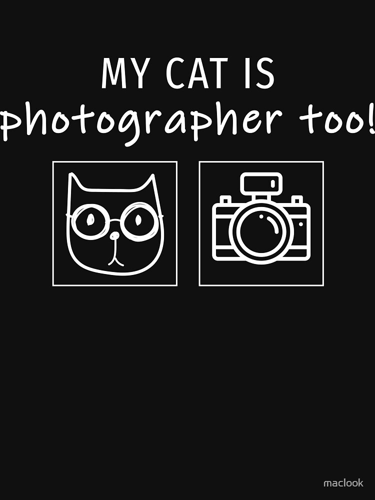 My cat is photographer too! by maclook