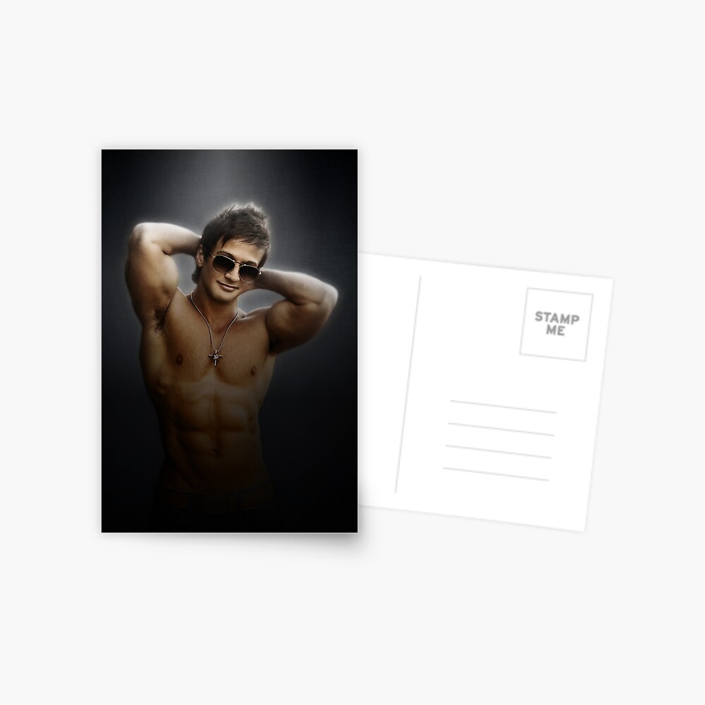 Male model Aiden Postcard