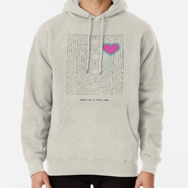 Your Life is Your Own (Heart Maze) | Mob Psycho 100 Inspired Pullover Hoodie