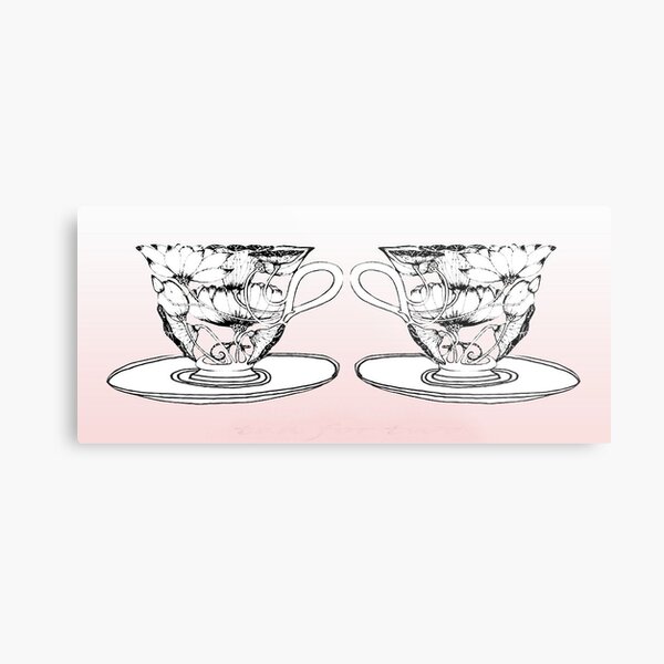 Tea for two Metal Print