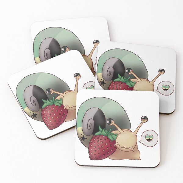 Artikelvorschau, Stellarian Nonbinary Strawberry Pride Schnecke entworfen und verkauft von PrideSnails.